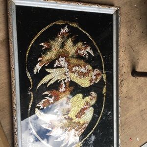 Antique serving trays